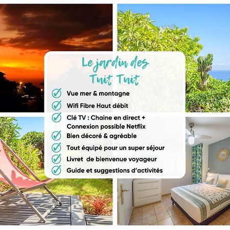 Le Jardin Des Tuit Tuit * Vue Mer * Cozy Saint-Leu Ngoại thất bức ảnh